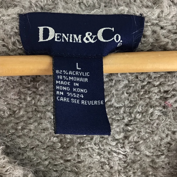 Denim & Co. Large Teddybear Cardigan - Picture 3 of 8